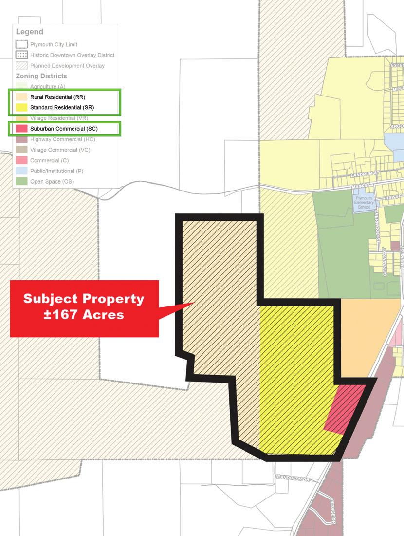 PROPERTY ZONING SR ZONING Standard Residential (Yellow) Average lot size of 6,000 sq ft Minimum density is 4 lots per acre Maximum density os 4.