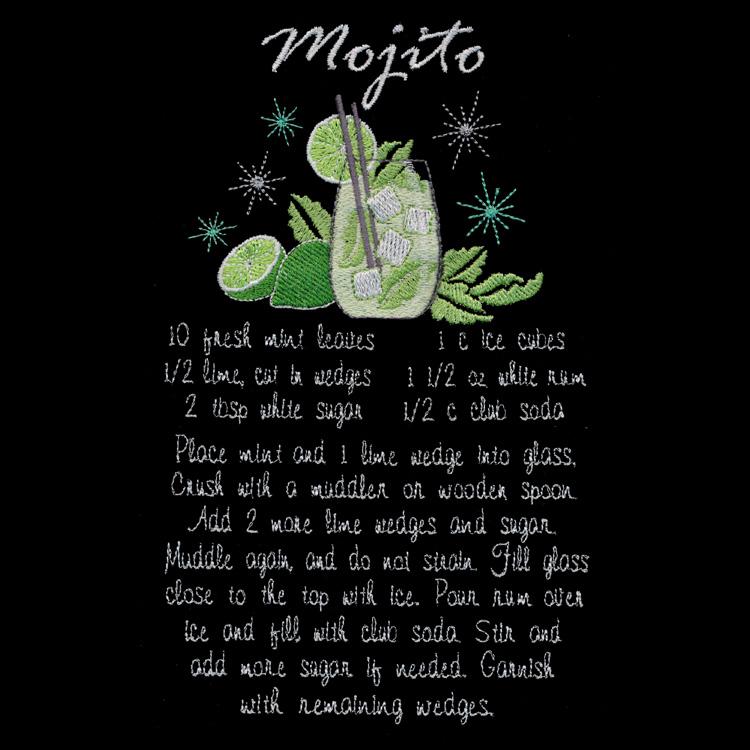 12782-09 Mojito Recipe Towel 5.17 X 8.74 in. 131.32 X 222.00 mm 27,898 St. n 2. Gray Background... 0131 n 3. Blue Green Background... 5230 n 4. Light Yellow Drink... 0250 n 5.