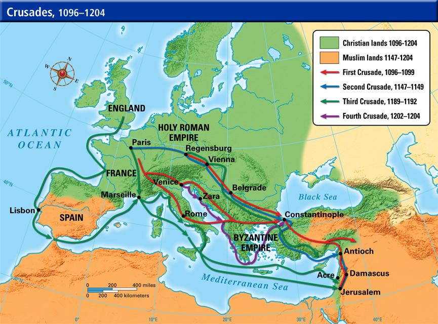 The Crusades With the heighten demands for Asian goods discovered during the Crusades, European Monarchs were looking for ways to increase trade (which would increase profit).