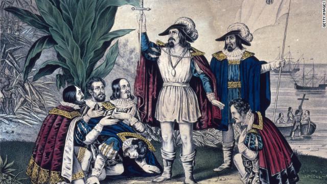the Dominican Republic, in 1492 After three months, Columbus returned to Spain to show the King what