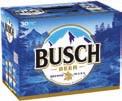 2 6 10 % off Busch or Busch Light