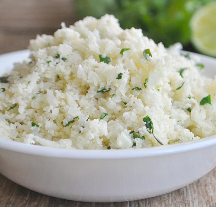 Cauliflower Rice (Tasty rice substitute, low in carbs) First, you want to "rice" your cauliflower.