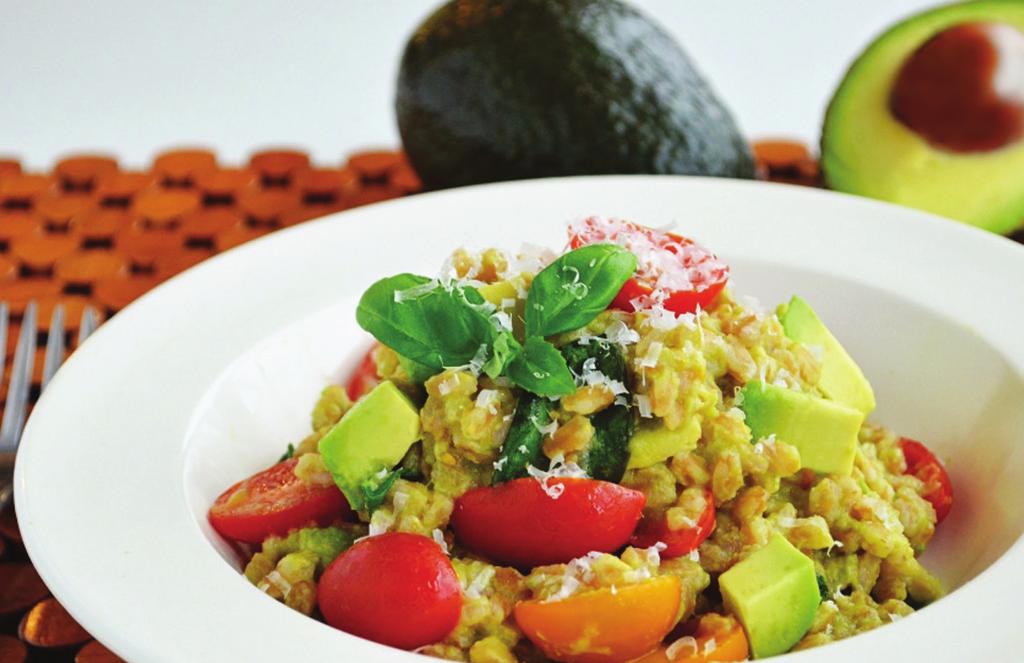 40 See Tab 12 for reproducible master Farro with California Avocado, Tomato & Basil Recipe developed for the California Avocado Commission by: Pam Anderson, cookbook author, food blogger and AARP s