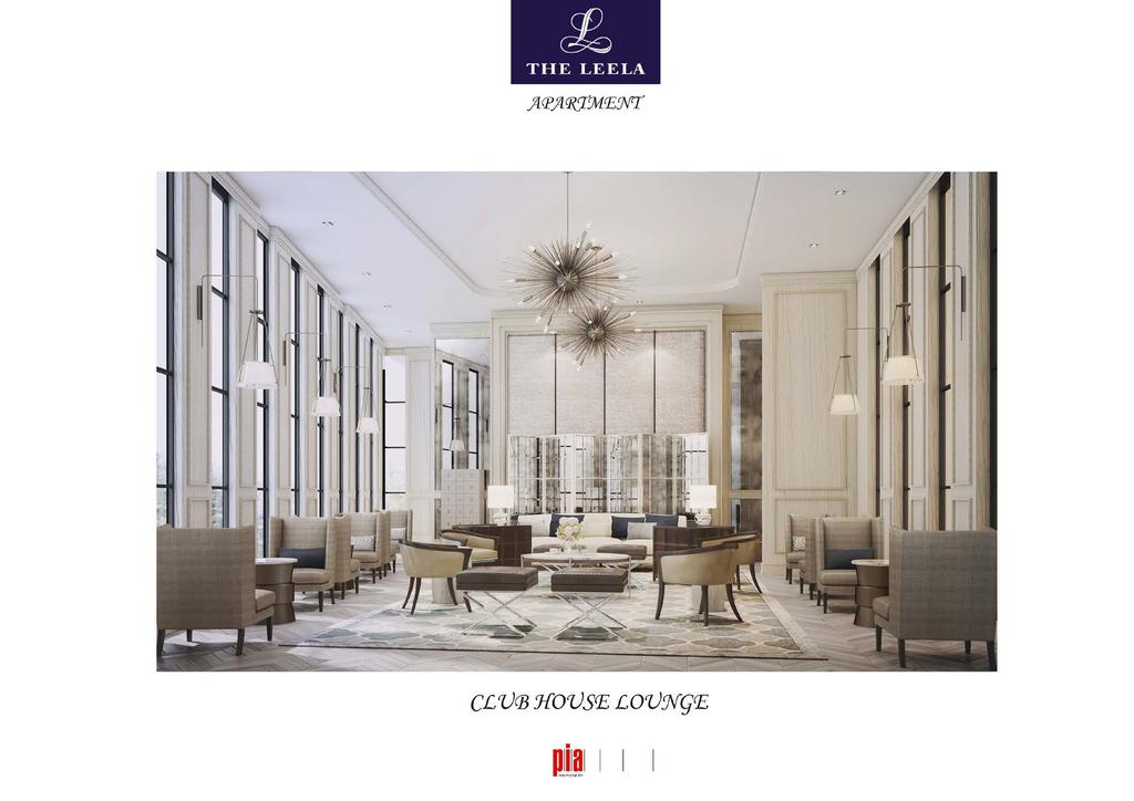 CLUBHOUSE LOUNGE On the 6th floor of Leela Residences is an intimate, residents-only restaurant with a team of chefs who can make it all.