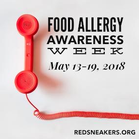 Food Allergy Awareness Actions (4) Take to social media and post photos wearing red sneakers, and Red Sneakers for Oakley gear.