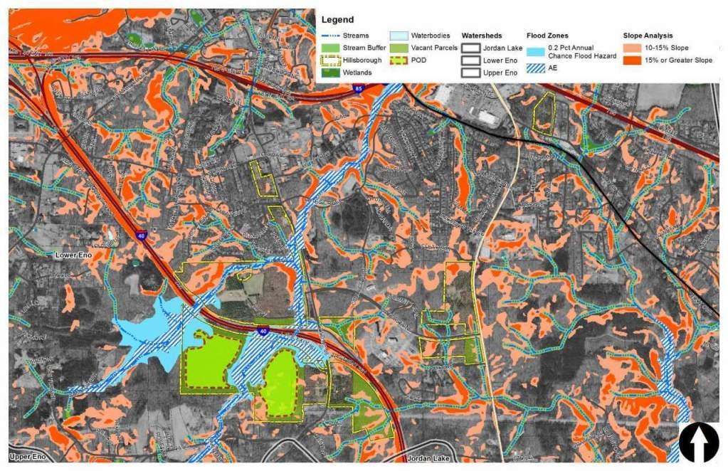 Hillsborough EDD - Buildable Area / Pods Map