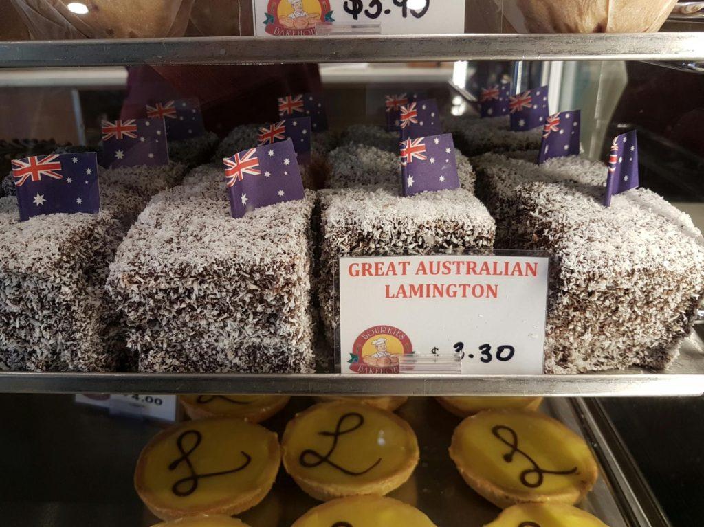 just couldn't resist the lamingtons in Bourkies Bake House, Woodend, Victoria, Australia. I https://www.donnahay.com.