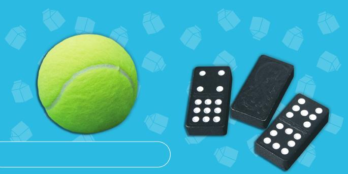 1 CUP MILK OR YOGURT = Daily Milk Goals (3 Servings) A tennis ball is about the size of 1 cup.
