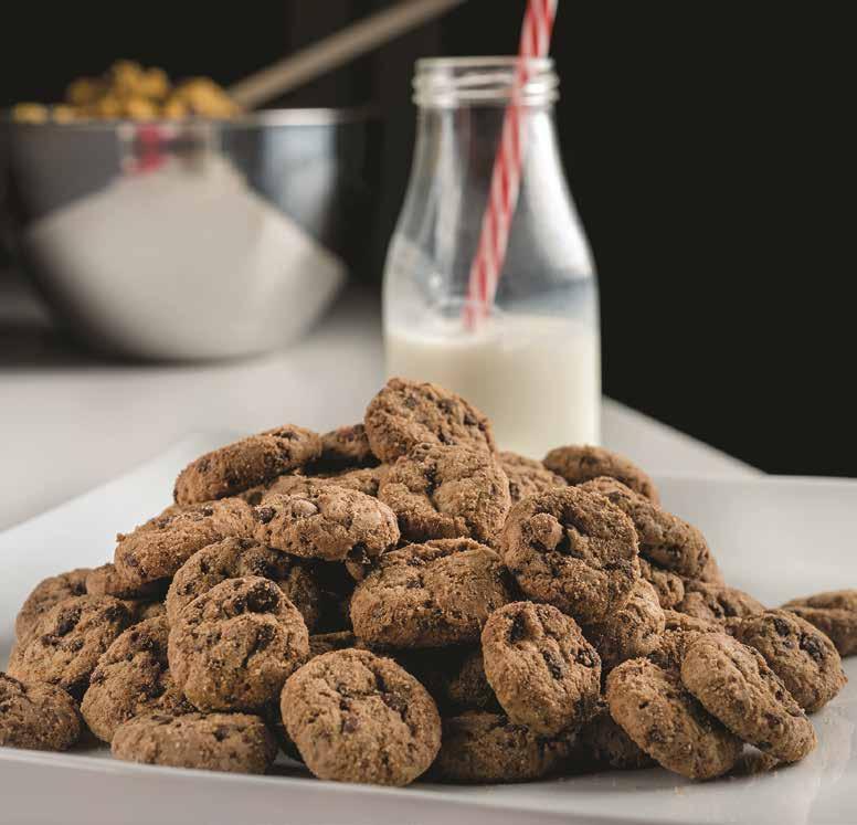 80 Mini Cookies Per Package! Bite-sized cookies made with the freshest, all-natural ingredients, and baked to crispy perfection.