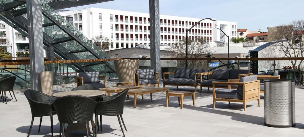 New DINING TERRACE Provides generous outdoor public