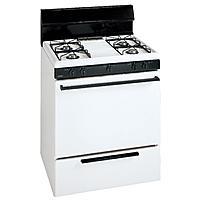 02260721000 Page 3 of 6 30" Freestanding Gas Range This 4.2 cu. ft. freestanding gas range has durable steel grates and four 9,000 BTU burners, plus two oven racks.