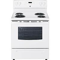02294142000 Page 4 of 6 5.3 cu. ft. Range w/ Self-Cleaning Oven - The 5.3 cu. ft. electric range 9414 accommodates any size pots and pans, plus features a 4-element lift-up cooktop with two 6 in.