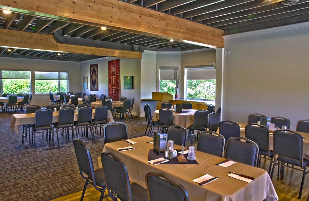 ROOM RENTALS Banquet Room Maximum 120 people (seated) or 165 (theatre style) Whether you are looking to hold a function for your organization, a family & friends event, a networking event, a