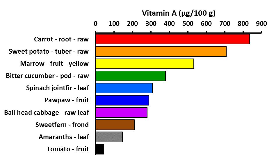 Vitamin A for good eyesight Carrot Vitamin A is very important for eyesight.