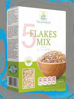 INSTANT CEREAL FLAKES, BOXES OF 600 g INSTANT OAT FLAKES Ingredients: 100 % natural oat flakes. INSTANT BUCKWHEAT FLAKES Ingredients: 100 % natural buckwheat flakes.