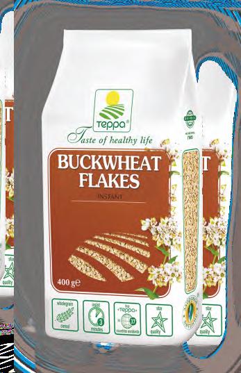 CEREAL FLAKES, PACK OF 400 G INSTANT BUCKWHEAT FLAKES Ingredients: 100 % natural buckwheat flakes.