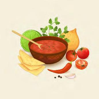Vegetarian Chili 2 tablespoons olive oil 1 medium red onion, chopped 1 large red bell pepper, chopped 2 medium carrots, chopped 2 ribs celery, chopped ½ teaspoon salt, divided 4 cloves garlic,