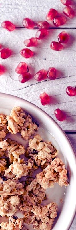 star ingredients of these golden, crunchy GRANOLA clusters.