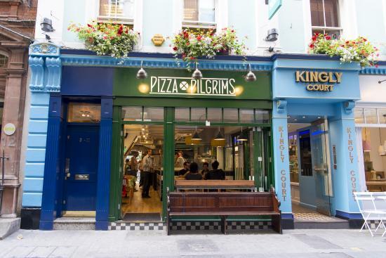 8. Pizza Pilgrims This inexpensive eatery serves high-end pizza pies with fresh ingredients in Soho for just 6.