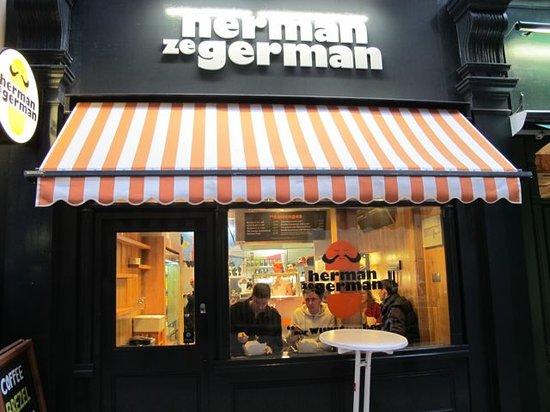 4. Herman ze German Herman ze German is known for serving the best German sausages in the city with food that is imported from Germany.