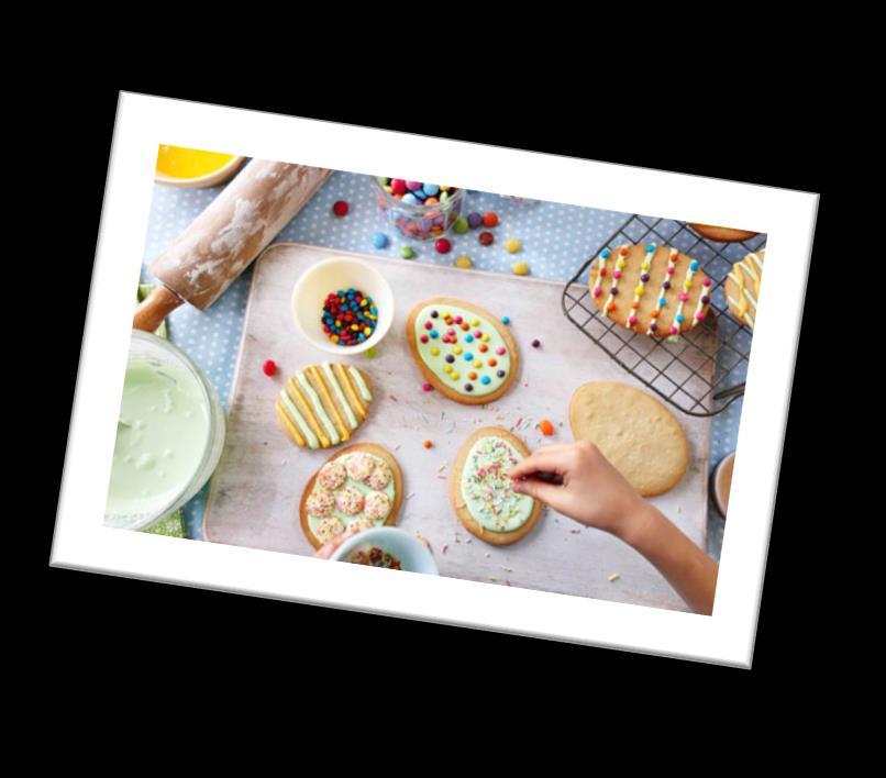 Recipe - egg-shaped biscuits If you re holding an Easter bake sale, get creative with these colourful egg-shaped biscuits. Cracking fun to make and delicious to eat!