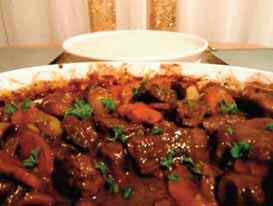 Beef Bourguignon Classic beef bourguignon! This heartiest of French casseroles involves cooking beef slowly with wine, herbs and bacon.