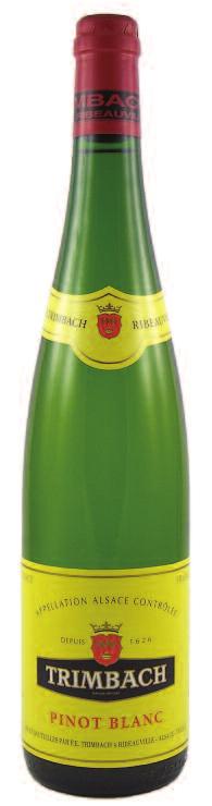 10 TRIMBACH PINOT BLANC 2010 ALSACE, FRANCE The aromatic nose of this wine shows floral notes, spices and soft citrus fruits.