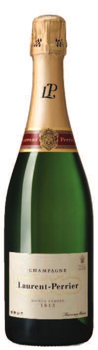 16 LAURENT-PERRIER BRUT NV CHAMPAGNE, FRANCE The colour is a pale golden hue, with fine and persistent bubbles.
