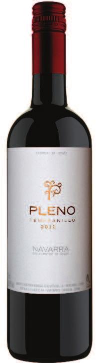 3 PLENO TEMPRANILLO 2012 NAVARRA, SPAIN The attractive bright purple tinged colour leads you to a nose laden with ripe cherry and a subtle hint of spice.