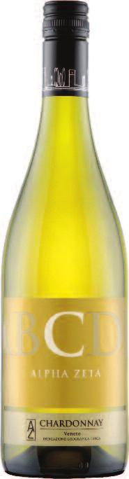 6 ALPHA ZETA C CHARDONNAY 2012 VENETO, ITALY WHITE WINE OF THE YEAR 2013-2014 This wine was made from 100% Chardonnay, half of which was fermented in oak giving it lovely depth and complexity.
