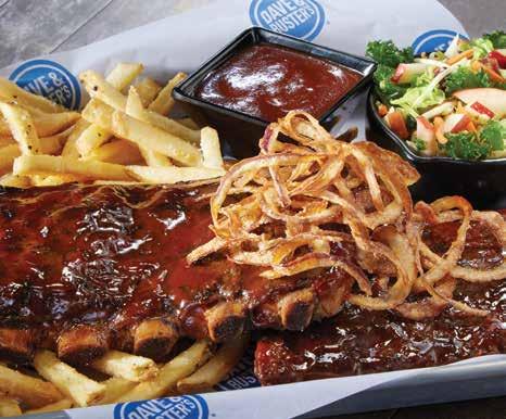 Slow-Cooked Smokehouse BBQ Ribs SLOW-COOKED SMOKEHOUSE BBQ RIBS A D&B classic! Same recipe since Day 1: slow-cooked, made-fromscratch, St.