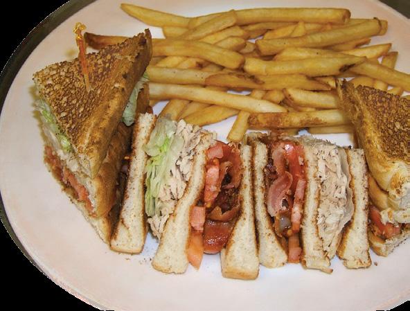 SANDWICHES Albert s does up all your favorites the good old fashioned way. All sandwiches are served with your choice of: french fries, fruit cup, yogurt, soup, tossed salad, or Caesar salad.