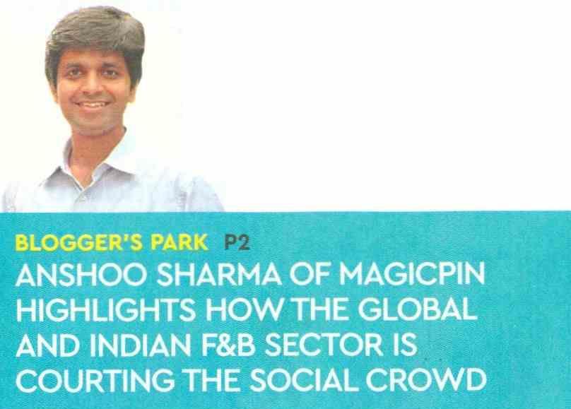 Title Publication Edition Date 12/12/2017 How the F&B sector is courting the social crowd Financial Express (Brand Wagon)