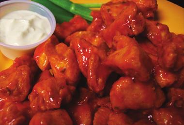 95 We cook our wing to order o if you like your wing cripy or extra cripy let your erver know. We can do them any way you like! Our Homemade Sauce Mild Hot Hella Hot Kick-Your-!