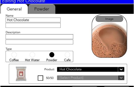 4 Editing Powder Recipes By Size You can make changes to Recipes for the sizes enabled.. Select the General tab.