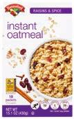 Stuffing Shells, Manicotti or Prince Lasagna 79 0.9-5. Oz. Instant Oatmeal / Oz. Pickle Spears 09.- Oz.