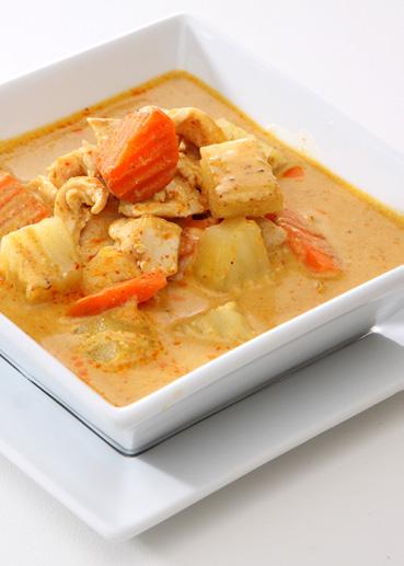 THE EASTERN MENU 8 curry dishes choice of chicken, lamb, beef, pork or vegetable prawn or seafood 34.