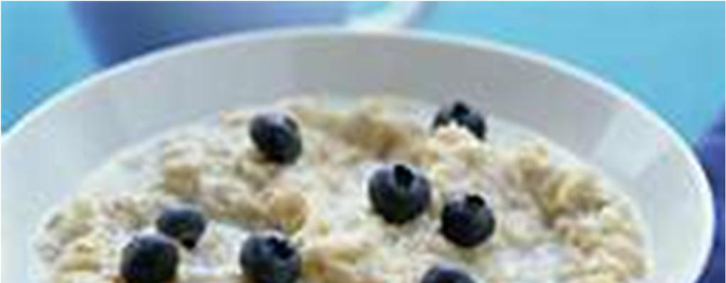 Breakfast ideas Hot grain cereal (oats, quinoa, multigrain)
