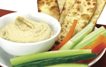 95 Healthy Choice Flatbread, fresh cut vegetables, pretzels and hummus platter variety of Pepsi products & bottled water $9.