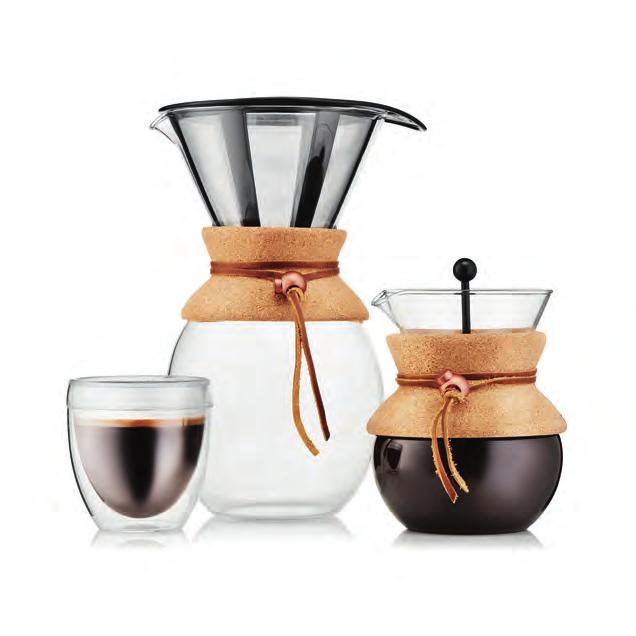 POUR OVER POUR OVER The POUR OVER promises excellent, rich taste and robust aroma while maintaining the natural oils of the ground coffee.