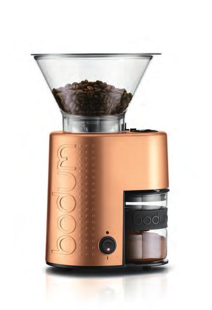 IN ROOM Coffee Grinders The Burr coffee grinder crushes beans between stainless steel conical burrs rather than slicing them which preserves bean s intrinsic flavor and aroma.