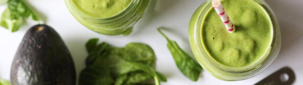 Gut Healing Green Smoothie 8 ingredients 5 minutes 2 servings Throw all ingredients into a blender and blend until very smooth and creamy. Divide into glasses and enjoy!