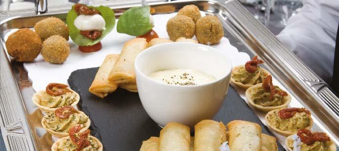Canapés Please choose from one of the following (additional canapés 2.25 per item).