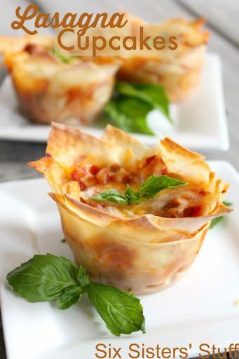DAY 7 SMALLER FAMILY- EASY LASAGNA CUPCAKES M A I N D I S H Serves: 3-4 Prep Time: 15 Minutes Cook Time: 20 Minutes 1 Tablespoons olive oil 1/2 medium onion (finely diced) 2 cloves garlic (minced)