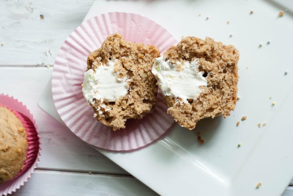What I love most about these muffins is they aren t just cute muffins they are healthy muffins! I don t play the whole wheat game that is actually half whole wheat and half refined flour.