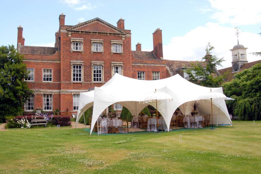 Having a Marquee As the number of guests the house can accommodate is limited, we are happy to allow a small marquee or tent in front of the house to