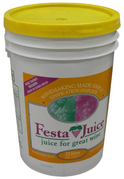 Festa juices can be taken home and converted into fine quality wines with