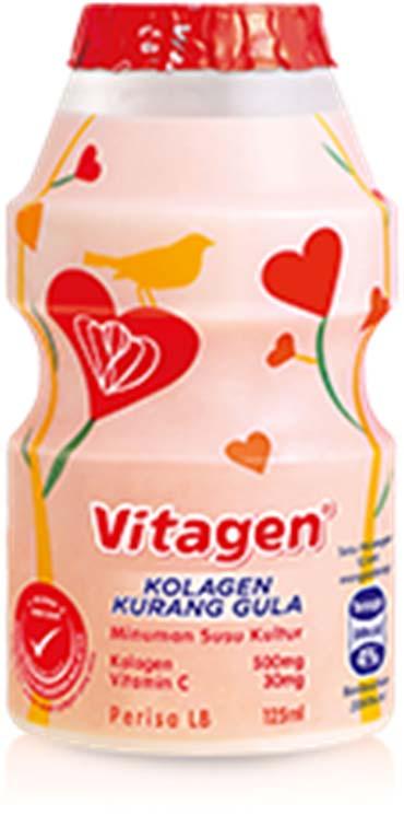 Vitagen as one of the products with less sugar (Malaysia) Vitagen