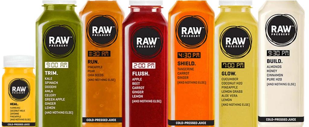 Cold Pressed Juice (India) Raw Pressery Drinks to boost