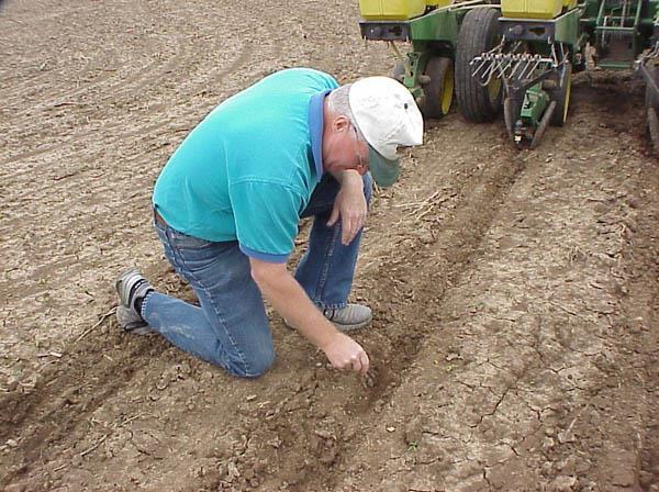 Checking Seed-placement Planter Preparations Adjust seed drop Check and adjust for seed depth